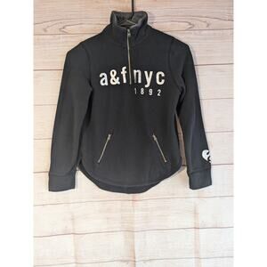 Abercrombie & Fitch Kids Black Zip-Up Sweatshirt